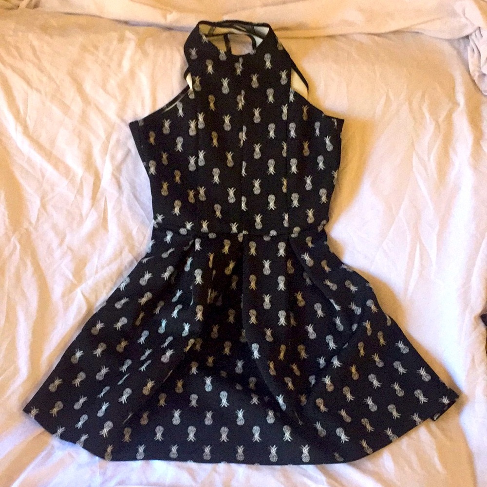 Scuba summer skater dress